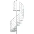 Produktbild: Minka Spindeltreppe  Milano Weiß Geschosshöhe bis 300 cm