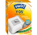 Produktbild: Swirl Staubsaugerbeutel Staubsaugerbeutel Y05 EcoPor (4 Beutel, 1 Abluftfilter)