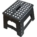 Produktbild: Armo® Klapphocker mit Tragegriff, kompakter Faltbarer Fußhocker, DIY-Fußhocker, Leiter, max. Gewicht 150 kg, Schwarz
