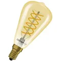 Produktbild: Osram E14 LED Vintage 1906 Edison Spiral Filament Lampe dimmbar 4,8W wie 32W 2200K extra warmweiß Bernsteinfarbe