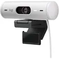 Produktbild: Logitech Brio 500 Webcam - Off White, Full-HD Auflösung, 90°-Sichtfeld, 2 Mikrofone, Abdeckblende