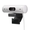 Produktbild: Logitech Brio 500 Webcam - Off White, Full-HD Auflösung, 90°-Sichtfeld, 2 Mikrof