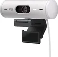 Produktbild: Logitech Brio 500 Full-HD-Webcam mit Auto-Lichtkorrektur, Zeigemodus - Weiß
