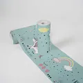 Produktbild: A.S. Création selbstklebende Bordüre - Papierbordüre mit kinderfreundlichen Motiven in Türkis, Rosa und Gelb - auf 5,00 m x 0,15 m je Rolle