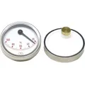 Produktbild: Anlegethermometer exzentrisch 63 mm (Ausführung: Farbe Beschriftung rot)