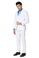 Produktbild: OppoSuits Herren Opposuits Solid Color Party Suits For Men – White Knight Full Suit: Includes Pants, Jacket And Tie M nneranzug, White Knight, 52 EU