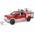 Produktbild: bruder 02544 RAM Feuerwehreinsatzwagen, mit Wasserspritzfunktion, Licht und Sound, 1:16