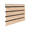 Produktbild: Fassadenverkleidung PVC 295 x 28,3 cm eiche hell/schwarz
