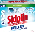 Produktbild: Sidolin Streifenfrei - Brillentücher - Brillenputztuch - 50 Stück