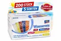 Produktbild: Aro Wassereis 200x40ml Cola Kirsche Zitrone Waldfrucht Pfirsich Großpack