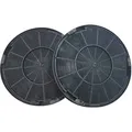Produktbild: Ersatzteil - 2x Runder Aktivkohlefilter FAC 529/1, Type F196 - - faure, indesit, ariston hotpoint, roblin, electrolux, neff, de dietrich, siemens,