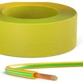 Produktbild: hb-digital 50m PVC Aderleitung 16mm2 H07V-K Erdungskabel Flexibel für Solaranlagen