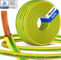 Produktbild: hb-digital 50m PVC Aderleitung H07V-K Erdungsleitung 16mm2 flexibel für Solaranlagen grün-gelb