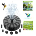 Produktbild: Solar Springbrunnenpumpe 6 Effekte 40-70cm PET-Modul