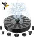 Produktbild: Solar Springbrunnen für Außen, Solar Teichpumpe mit 6 Effekte Solar Wasserpum...