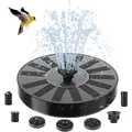Produktbild: Solar Springbrunnen Wasserpumpe 6 Effekte Wasserspiel Garten Teich Schwimmend