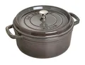 Produktbild: STAUB Gusseisen Bräter/Cocotte, Rund 26 cm, 5 L, Graphitgrau