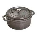 Produktbild: STAUB - Cocotte/Bräter rund mit Deckel, Graphitgrau, 26 cm