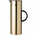 Produktbild: Stelton Isolierkanne EM77 Brushed Brass, Kanne, Edelstahl, Glas, Kunststoff, 1 L