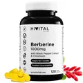 Produktbild: Berberin 1000 mg. 120 vegane Kapseln für für 2 Monate Behandlung. Natürlicher...