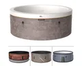 Produktbild: BRAST Whirlpool MSpa Verto-Serie, 5 Modelle, In- Outdoor Pool, Winterfest, (MSpa Cocoon für 6 Personen mit Schaumstruktur, Ø180x65cm, 130 Massagedüsen in 3 Intensitäten), einfache Steuerung per App