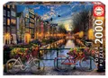 Produktbild: Puzzle - Amsterdam - 2000 Teile, Fahrrad, Fahrräder Educa # 17127