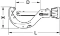 Produktbild: KS TOOLS Automatik-Rohrabschneider für Kunststoffrohre, 6-76mm (222.0750)