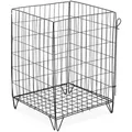 Produktbild: Relaxdays Komposter, Schwarz, Metall, 46x68x46 cm, Gartenzubehör, Gartenpflege, Gartengeräte