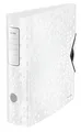 Produktbild: Leitz Qualitäts-Ordner 180° Active WOW, A4, Breit, Abgerundeter Rücken, 8,2 cm breit, Gummibandverschluss, Leichtes Polyfoam, Plastik-Ordner, WOW Serie, Weiß, 11060001