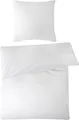 Produktbild: Kaeppel Bettwäsche weiß 1x 155x220 cm + 1x 80x80 cm