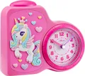 Produktbild: Atlanta Kinderwecker ideal für Reisen, Geschenkidee, Beleuchtung, Herz, Einhorn, analog