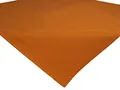 Produktbild: beties „Wunschton“ Mitteldecke ca. 80x80 cm - in großer Sortiments- und Größenauswahl – EIN idealer Begleiter in Unifarbe (sanddorn-orange)