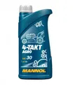 Produktbild: 1 Liter MANNOL 4-Takt Agro Motorenöl Gartengeräte SAE 30 API SG Rasenmäheröl