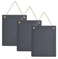 Produktbild: Levandeo® Dekoobjekt, 3er Set Schiefertafel 20x25cm Kreidetafel Schieferplatte Tafel