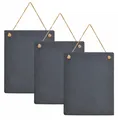 Produktbild: 3er Set Schiefertafel 20x25cm XL Kreidetafel Schieferplatte Tafel Memotafel Deko
