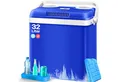 Produktbild: KESSER Kühlbox, 32 l, Thermoelektrische Kühlbox kühlt & wärmt 12V / 230V Mini-Kühlschrank
