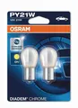 Produktbild: OSRAM DIADEM CHROME SILVER PY21W 12V 21W T10 W5W  - PR21W ROT BREMSLEUCHTE