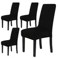 Produktbild: Chickw1 Stuhlhussen 4er Set Samt Stuhlhussen für Schwingstühle Esszimmerstühl...
