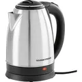 Produktbild: GourmetMaxx Wasserkocher schnurlos Edelstahl, Schwarz Fassungsvermögen: 1.8