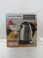 Produktbild: GOURMETmaxx Edelstahl Wasserkocher 1,8L elektrisch kabellos Teekocher ohne Kabel