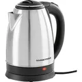 Produktbild: GourmetMaxx Wasserkocher schnurlos Edelstahl, Schwarz Fassungsvermögen: 1.8