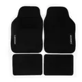 Produktbild: Dunlop Universal-Autofußmatten-Set, 4-teilig, Schwarz | für verschiedene Automarken, vorne und hinten
