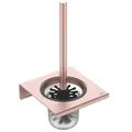 Produktbild: Ideal Standard Alu+ WC-Bürstengarnitur, Hergestellt aus 84% recyceltem Aluminium, Behältnis zur erleichterten Reinigung herausnehmbar, Verdeckte Befestigung – Rosé (160x170x347 mm)