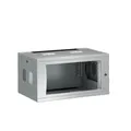 Produktbild: Rittal FlatBox 600x358x600mm DK 6HE 19z Profilschiene vorne Sichttür 7507100 (40