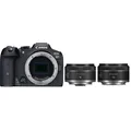 Produktbild: Canon EOS R7 Gehäuse + RF 16mm f/2,8 STM + RF 50mm f/1,8 STM