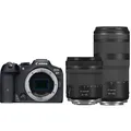Produktbild: Canon EOS R7 Gehäuse + RF 24-105mm f/4,0-7,1 IS STM + RF 100-400mm f/5,6-8 IS USM