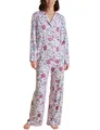 Produktbild: CALIDA African Dreams Pyjama, durchgeknöpft Damen, aus 100% PIMA Baumwolle, atmungsaktiv, pflegeleicht