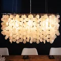Produktbild: riess-ambiente Design Hängelampe SHELL REFLECTIONS 80cm Muschellampe Perlmutt Hängeleuchte Lampe Leuchte