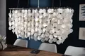 Produktbild: riess-ambiente Hängeleuchte SHELL REFLECTIONS 80cm perlmutt, ohne Leuchtmittel, Wohnzimmer · Perlmutt · Esszimmer · Maritim