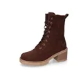 Produktbild: Dockers by Gerli Damen Combat Boots, Frauen Stiefeletten,warm gefüttert,Winterstiefel,Winterschuhe,Stiefel,Bootee,Booties,Schoko,39 EU